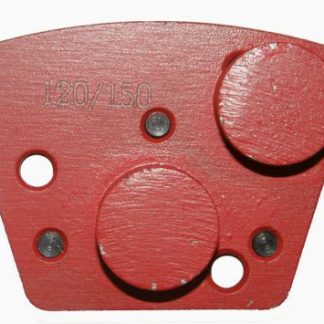 Trapezoids - Medium/Hard bond - DBL Button - Red