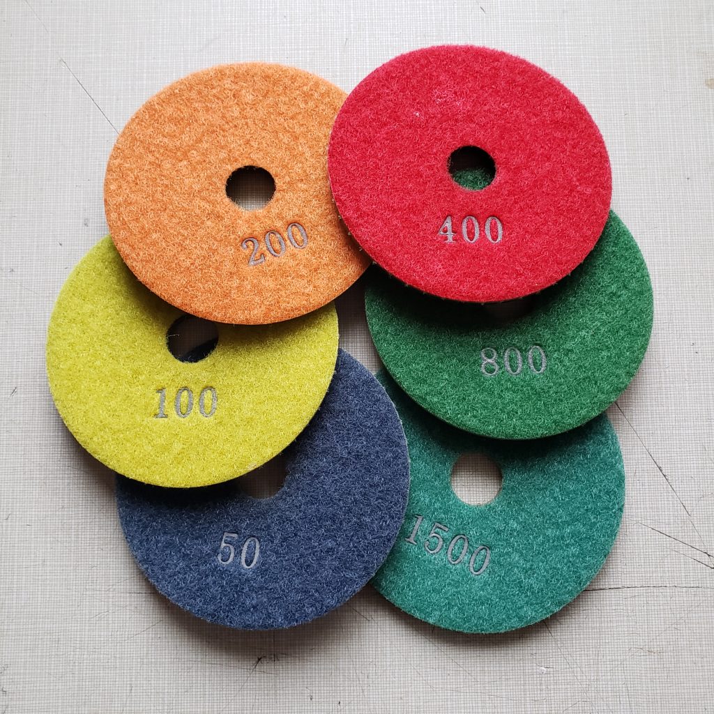 concrete polishing pads wet resin