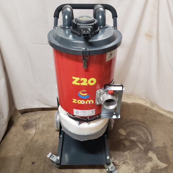 ZOOM Z20 236 CFM HEPA Concrete Vacuum Joe Due Blades and Equipment