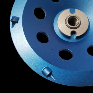 7" PCD - Blue Stegasaurus - 1/4 Round - 6 Segment