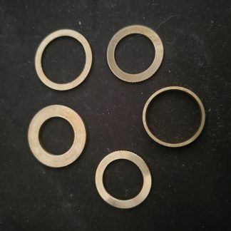 Brass Reducers / Arbor Size Adaptors - Various Sizes - 10 pack