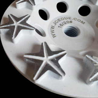 4.5" 16/20# Grit – Cap Cutter – Star Segmented Cupwheel