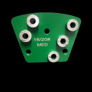 16/20 Grit Ring Segment Trapezoid – Medium Bond Diamond Grinding Tool