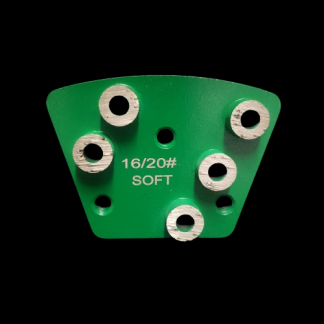 16/20 Grit Ring Segment Trapezoid – Soft Bond Grinding Tool for Hard Concrete