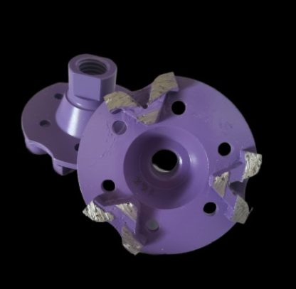 3" Diamond Cupwheel - 16/20# Grit - Purple Ram