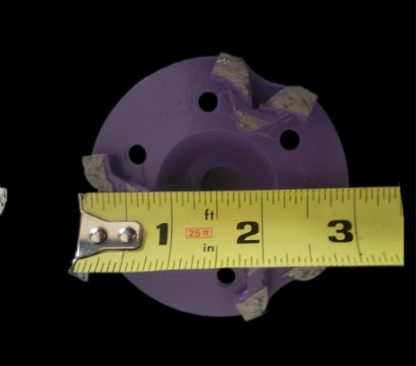 3" Diamond Cupwheel - 16/20# Grit - Purple Ram - Image 2