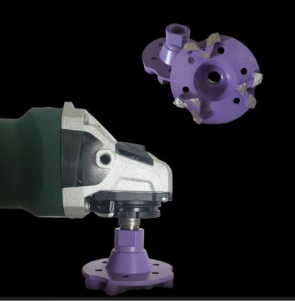 3" Diamond Cupwheel - 16/20# Grit - Purple Ram - Image 4