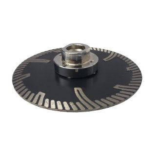 Flush Cut Diamond Saw Blade – 4.5" and 7" turbo rim blades for precision edge trimming in concrete, tile, stone, and engineered surfaces