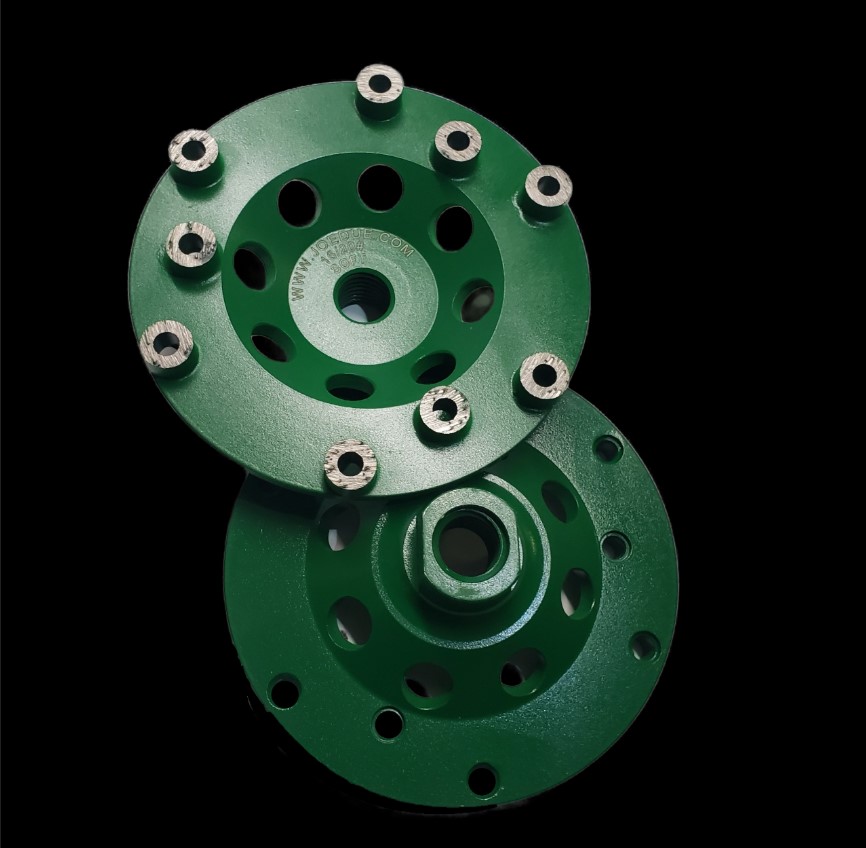 4.5" Hollow Round SOFT BOND Cupwheel 16/20# Grit - Image 2