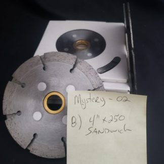 Mystery Blade - 02.    8) 4" x .250 Sandwich blades - new