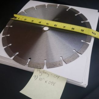 Mystery Blades - 04 :     10" x .095 saw blades- Lot of 9 pcs - new