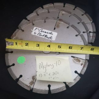 Mystery Blades - Lot of 3) 8" x .250 square segment - 1" w/ pin